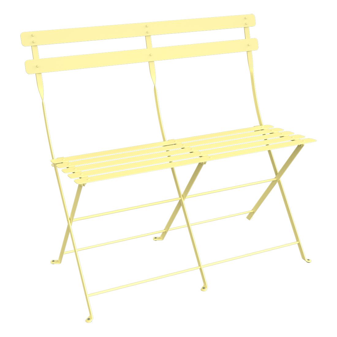 Fermob Bistro Banquette 2 places Citron givré A6