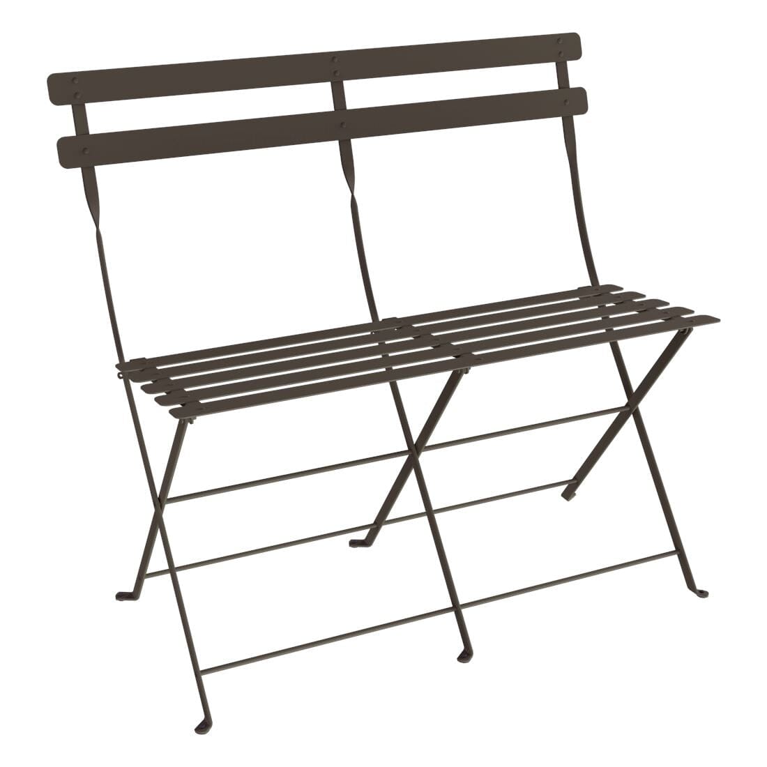 Fermob Bistro lot de 2 Chaises métal, 1 banquette et 1 table 97 x 57cm Coloris aléatoires