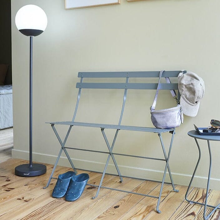 Fermob Bistro lot de 2 Chaises métal, 1 banquette et 1 table 97 x 57cm Coloris aléatoires