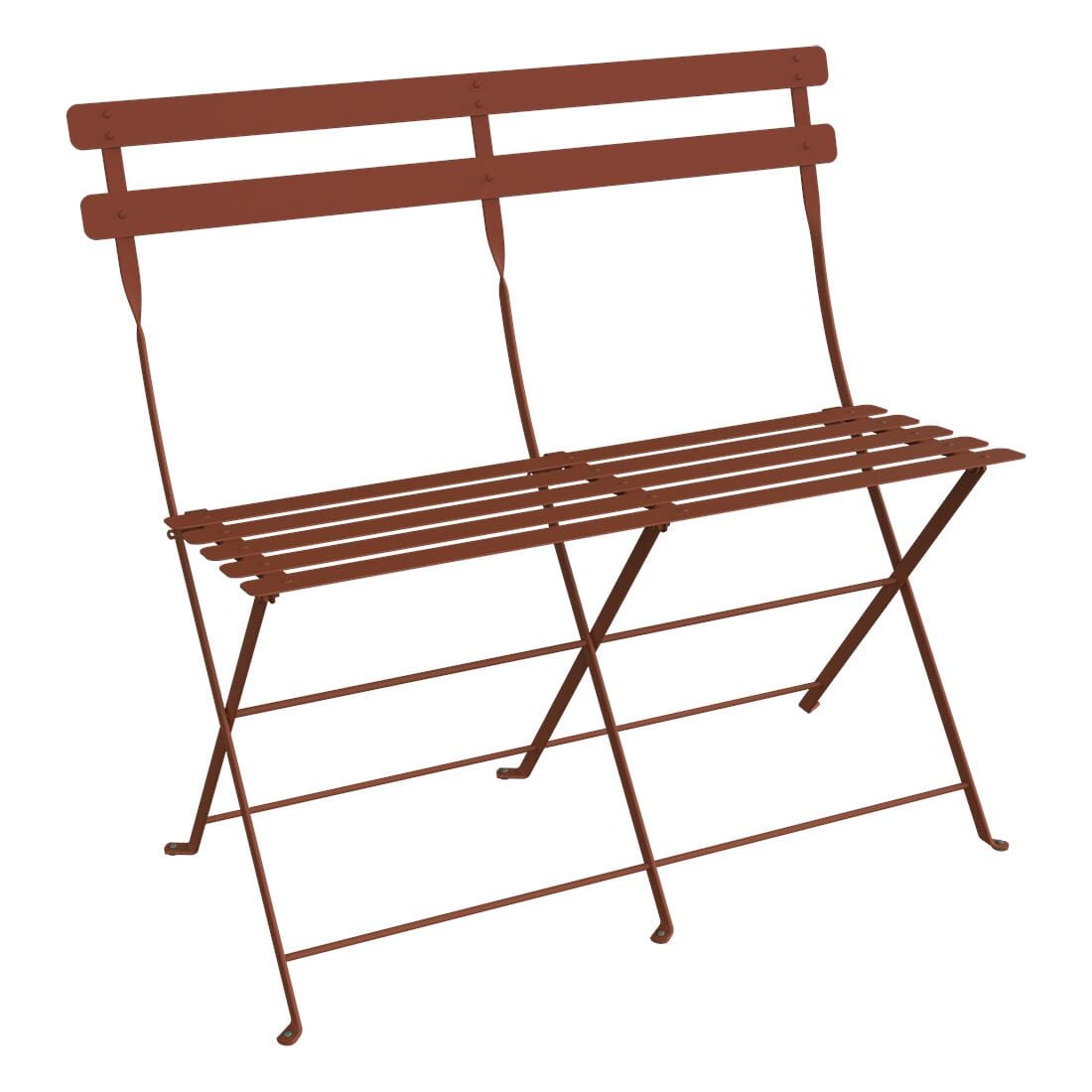 Fermob Bistro lot de 2 Chaises métal, 1 banquette et 1 table 97 x 57cm Coloris aléatoires