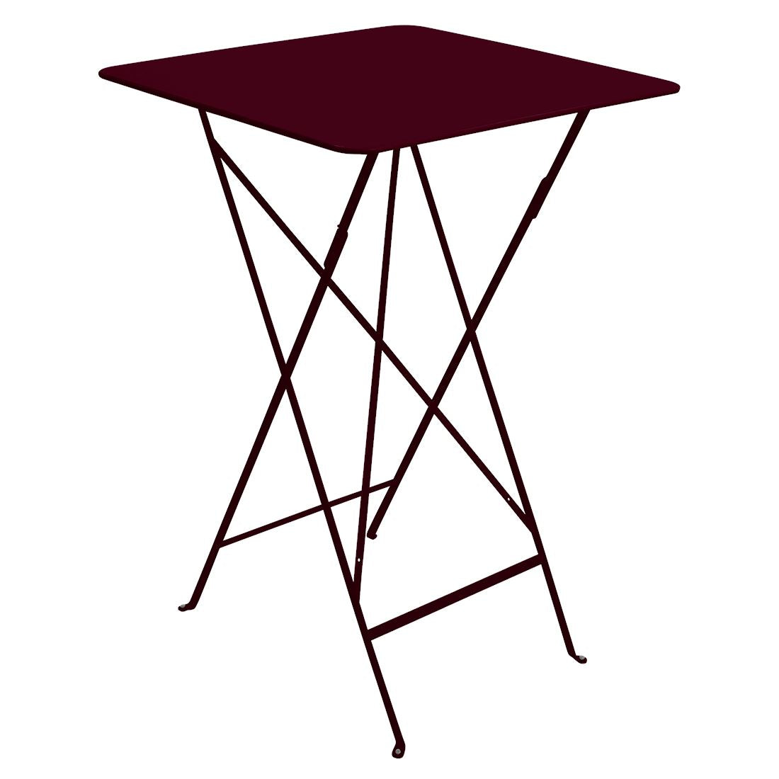 Fermob Bistro Mange-debout 71 x 71cm Cerise noire B9