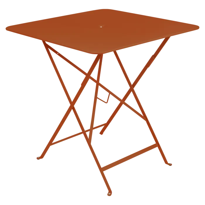 Fermob Bistro Table 71 x 71cm Orange confite E2
