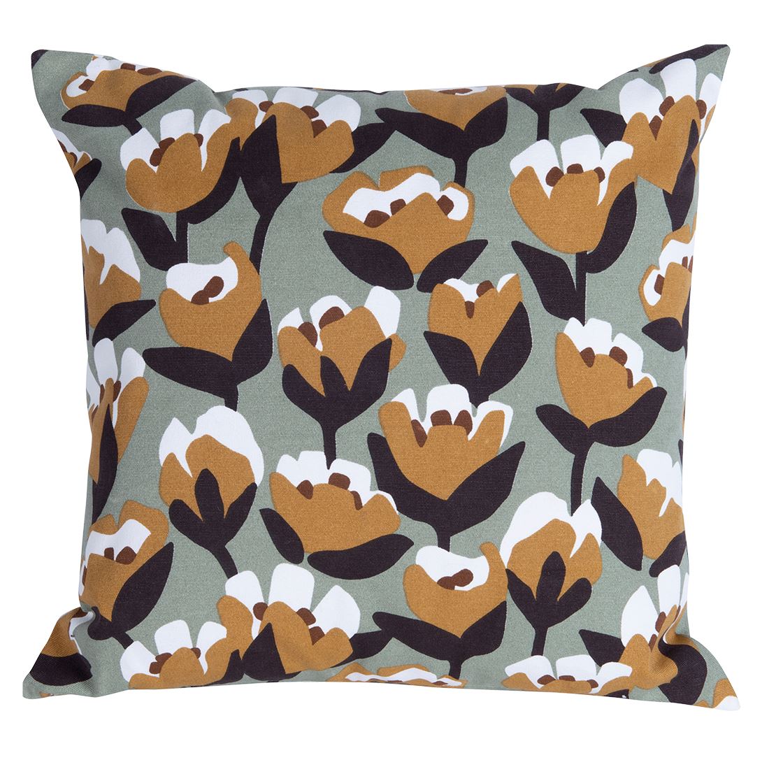 Fermob Bouquet Sauvage Coussin Outdoor Tulipe 44 x 44cm Pain d'épices D2