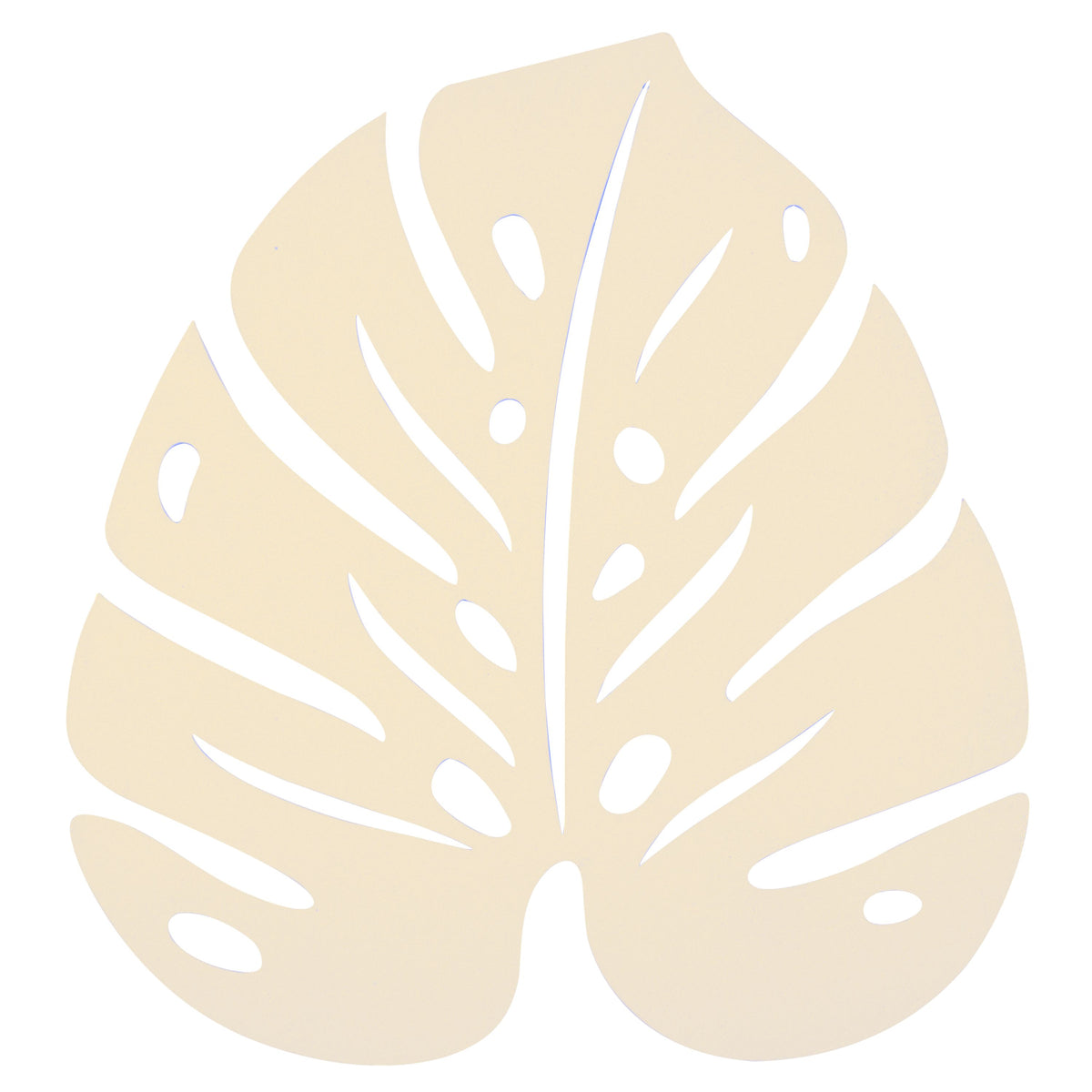 Fermob Bouquet Sauvage Dessous de plat monstera 24 x 22cm Beige latte E8