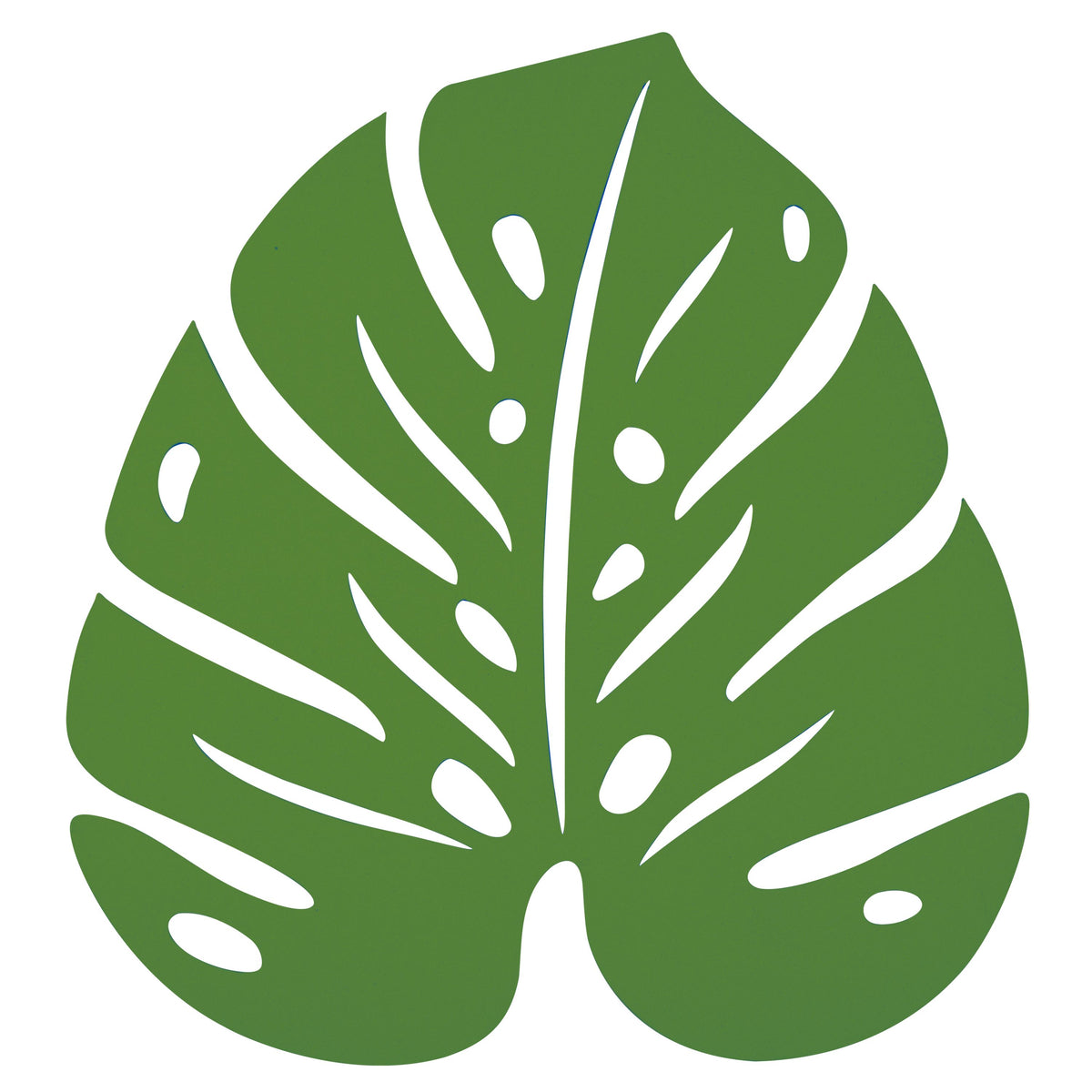 Fermob Bouquet Sauvage Dessous de plat monstera 24 x 22cm Vert croquant G7