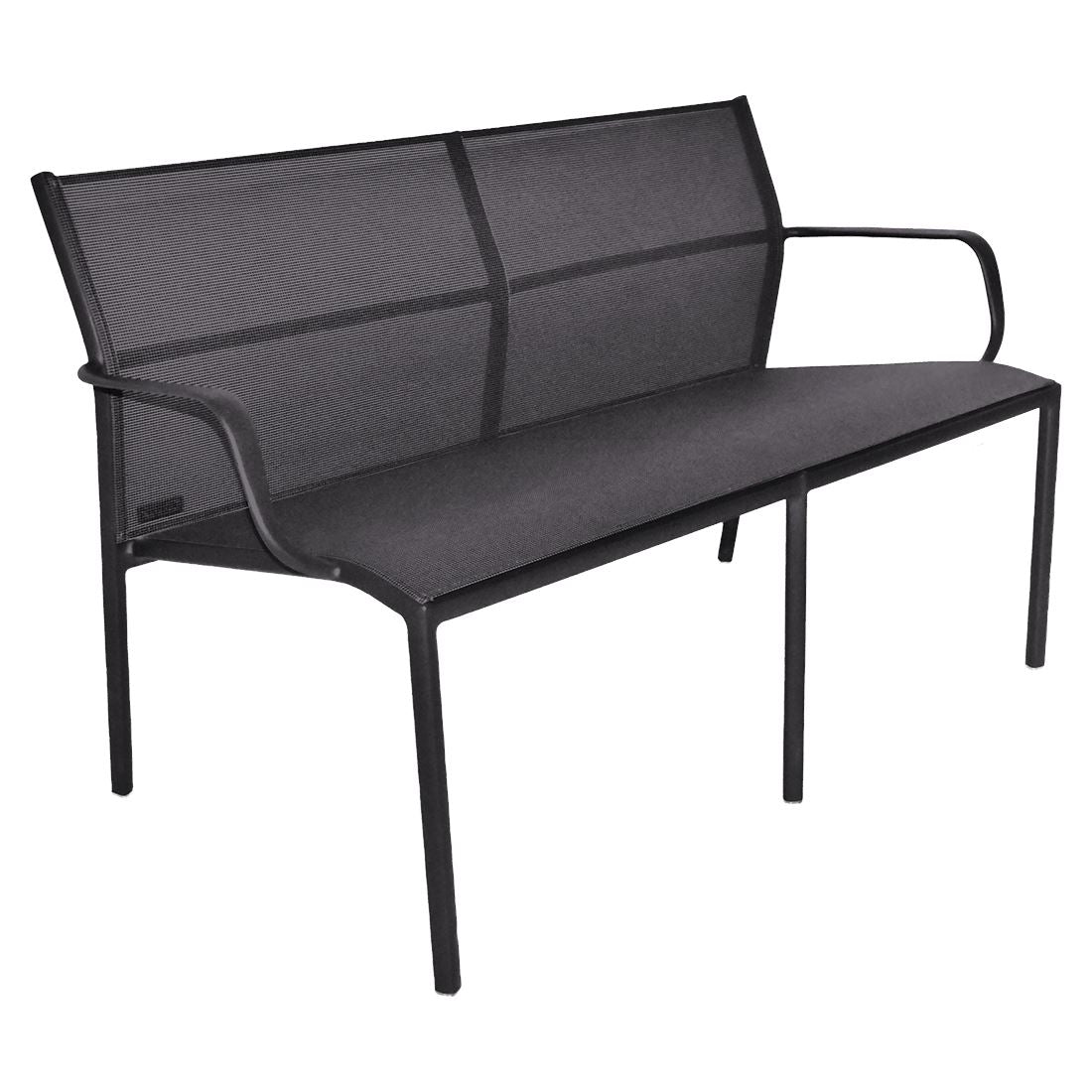 Fermob Cadiz Banquette Duo Stéréo carbone 47ST