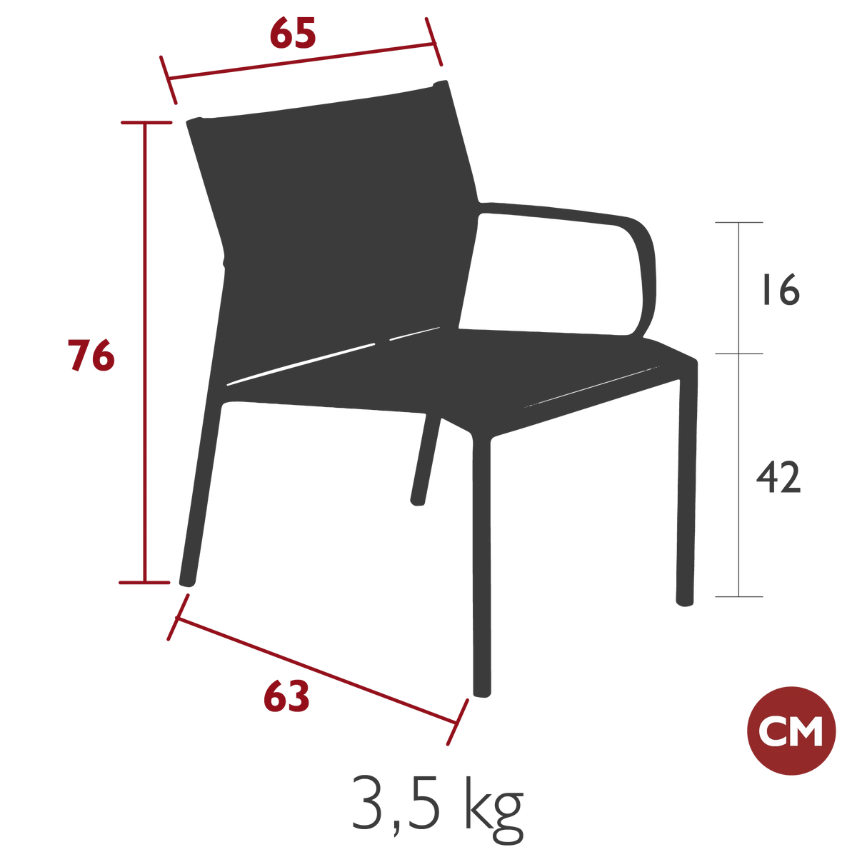 Fermob Cadiz Fauteuil bas