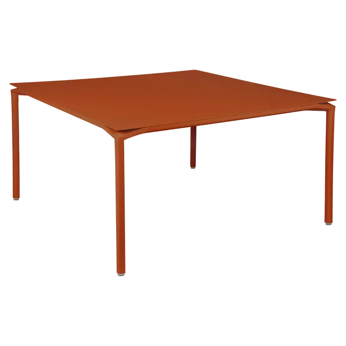 Fermob Calvi Table 140 x 140cm Orange confite E2