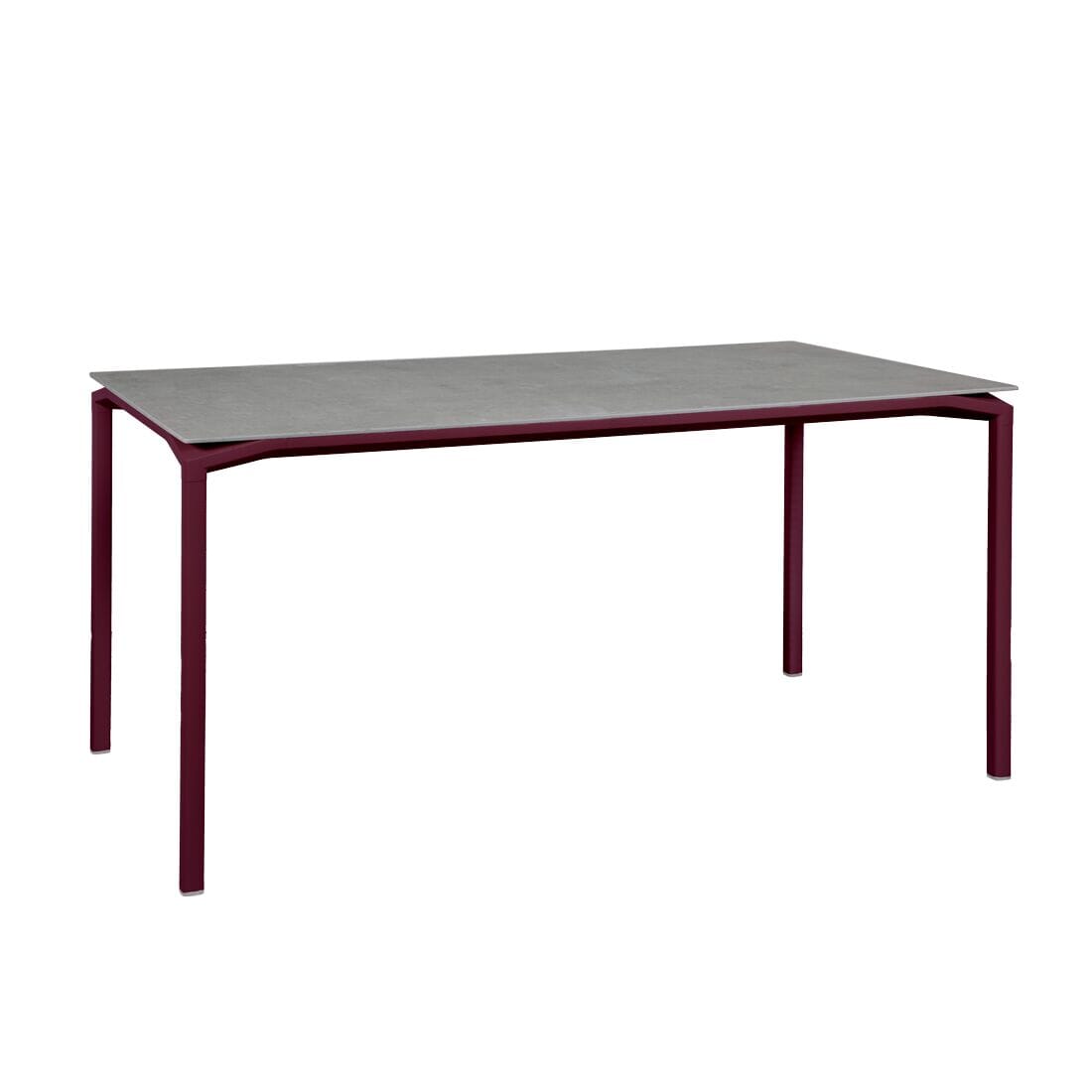 Fermob Calvi Table minérale 160 x 80cm Cerise noire B9 Kreta F1