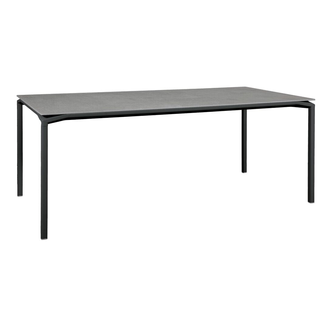 Fermob Calvi Table minérale 195 x 95cm Carbone 47 Kreta F1