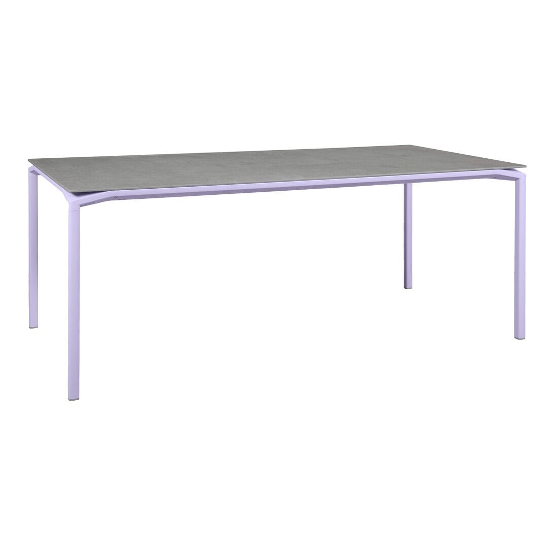 Fermob Calvi Table minérale 195 x 95cm Guimauve D1 Kreta F1