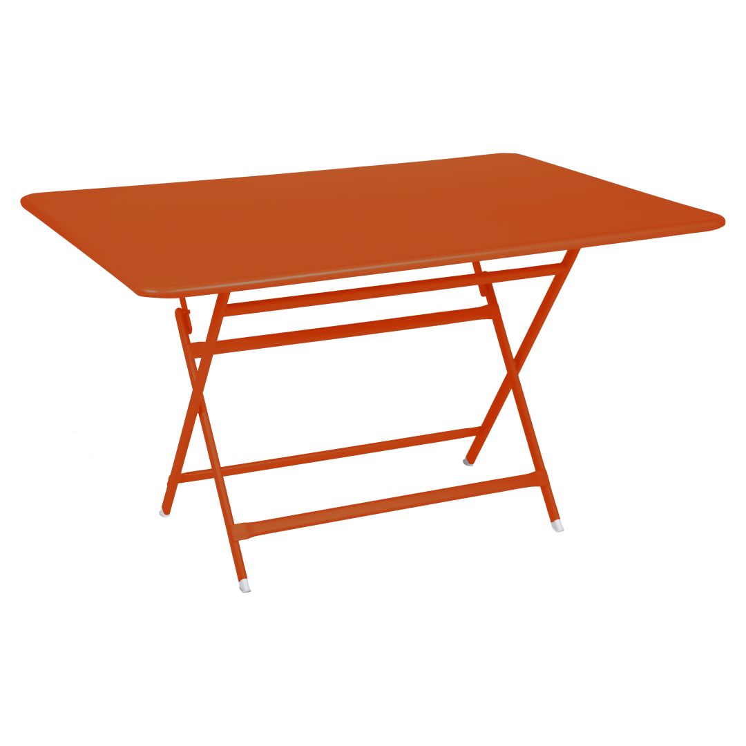 Fermob Caractère Table 128 x 90cm Orange confite E2