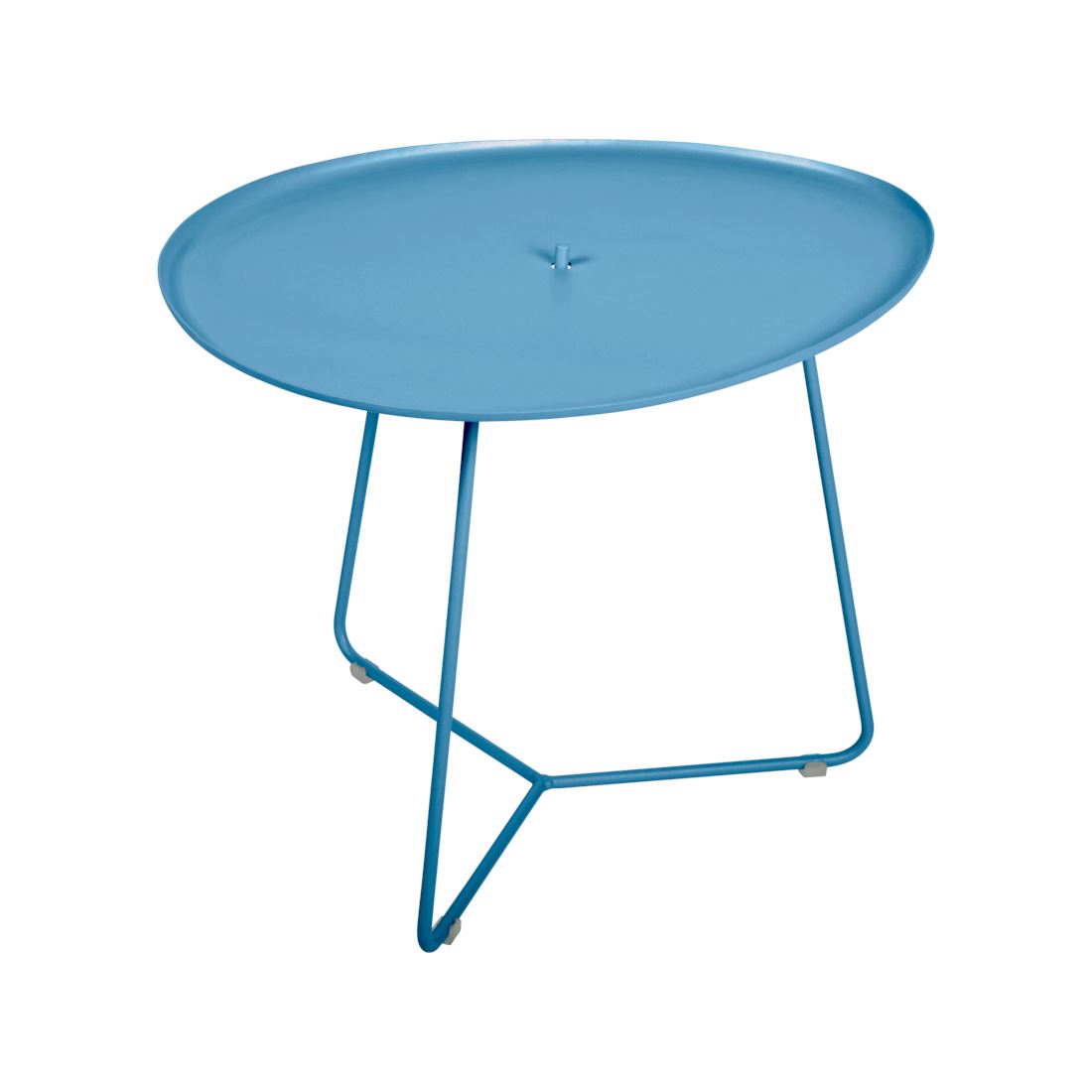 Fermob Cocotte Table basse, plateau amovible. Bleu maya E1