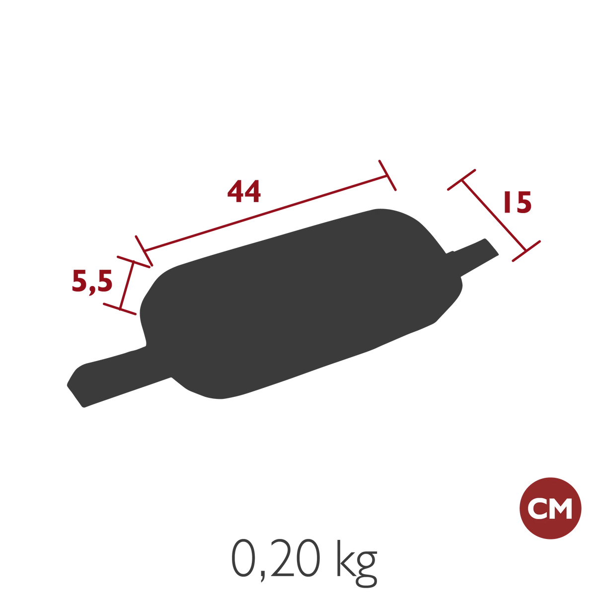 Fermob Color Mix Appui-Tête 44 x 15 x 5.5cm