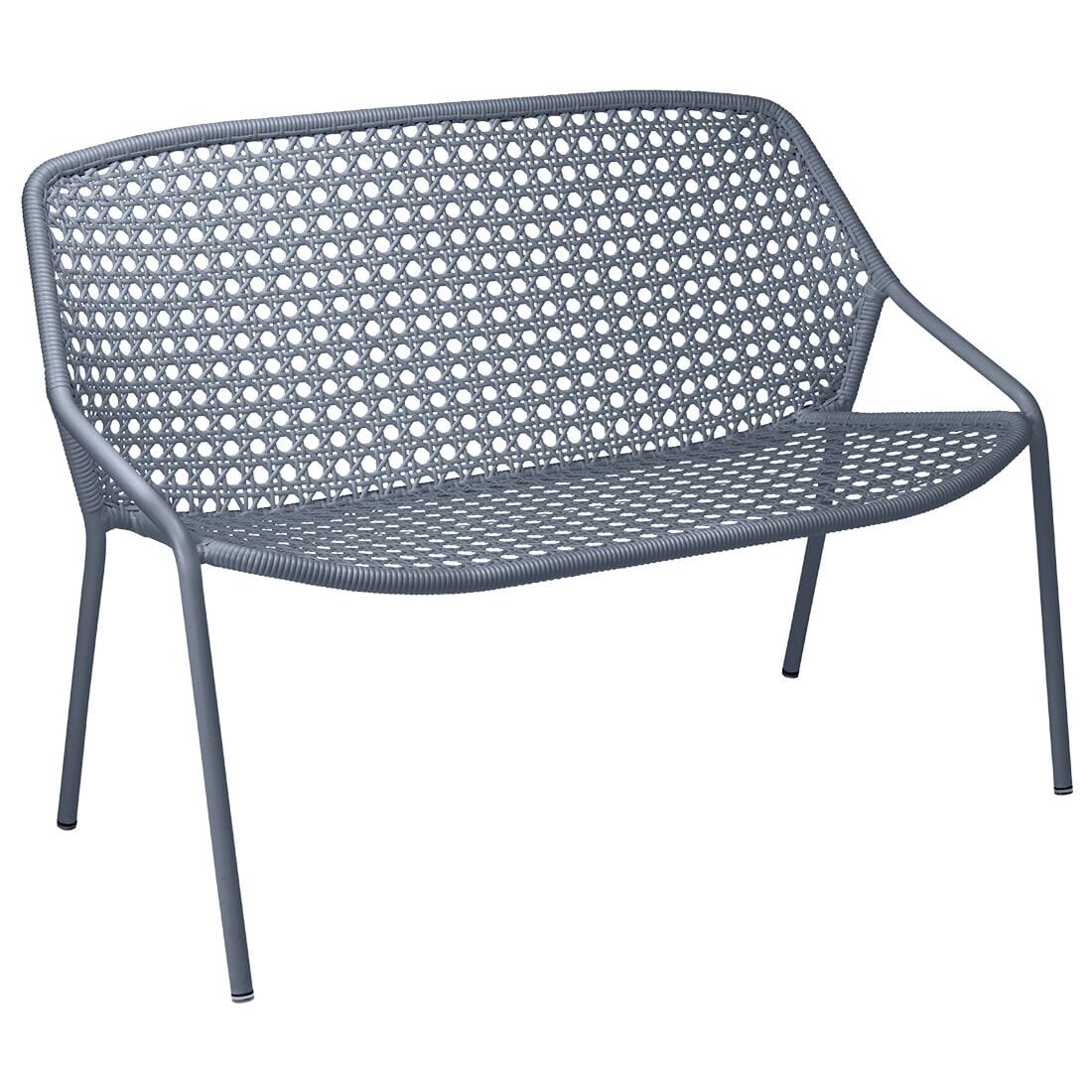 Fermob Croisette Banquette 2 places Gris orage 26