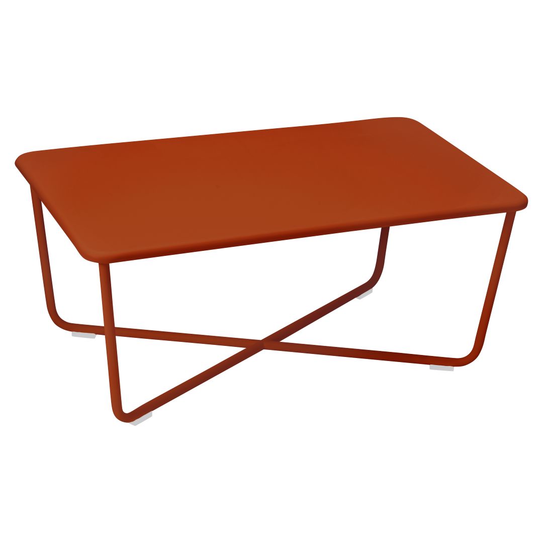 Fermob Croisette Table basse 97x57cm Orange confite E2