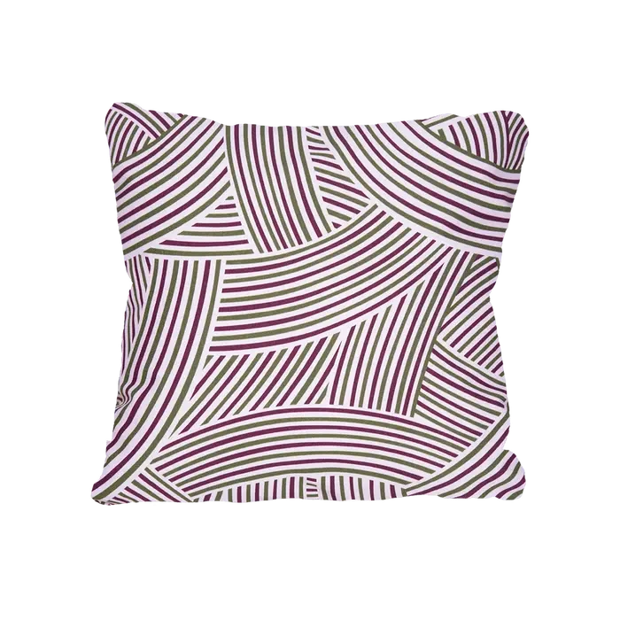 Fermob Croisière Coussin 44 x 44cm Cordage Cerise Noire B9