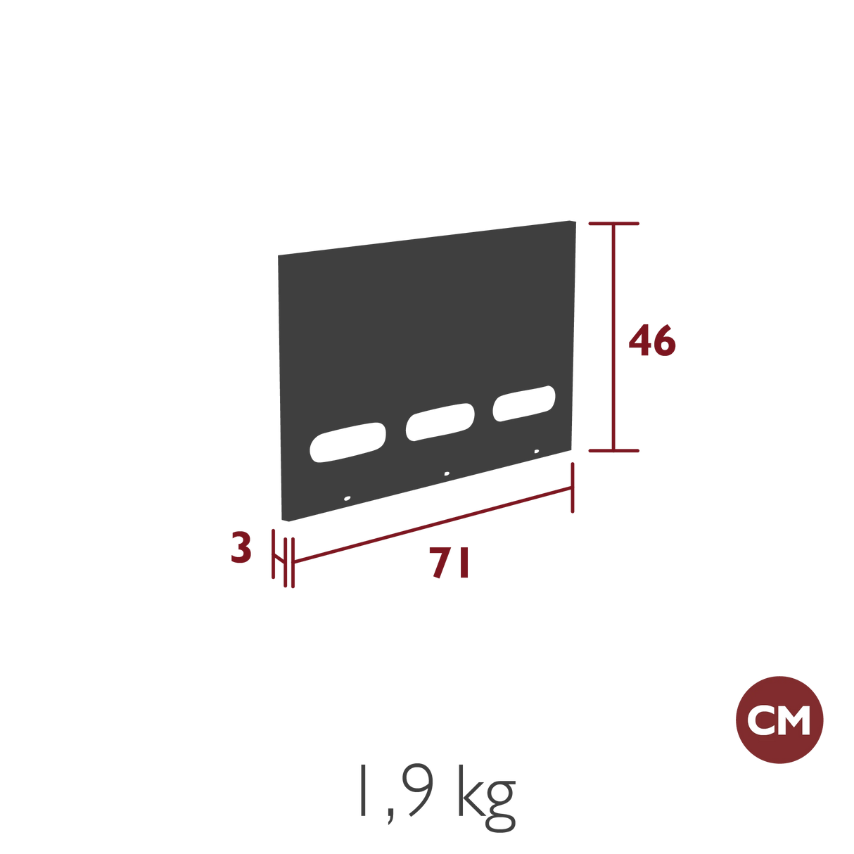 Fermob Goosto Crédence Plancha