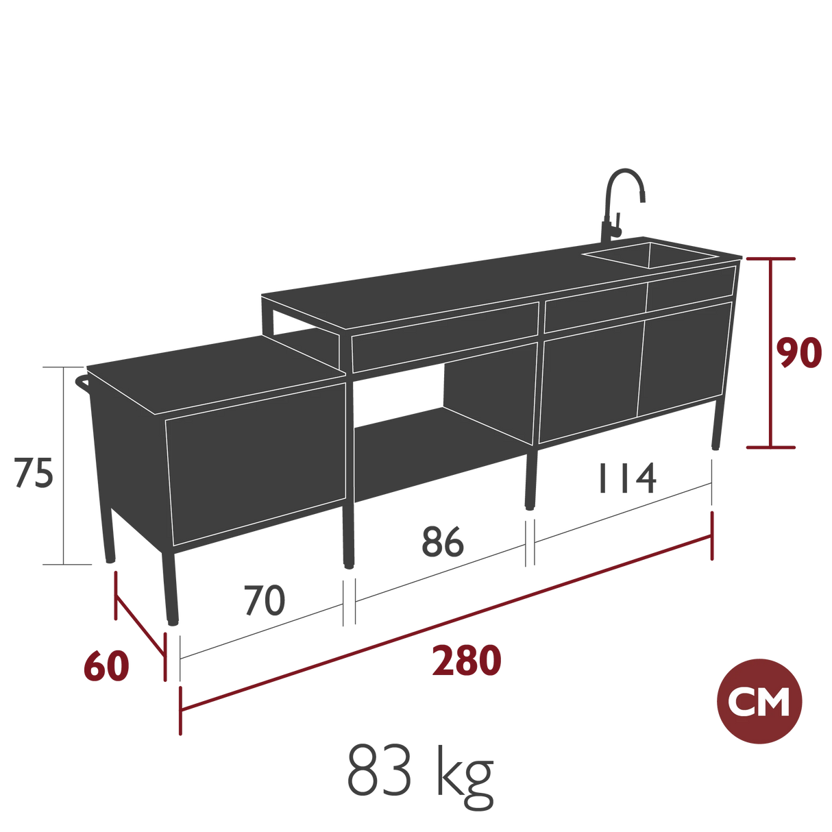 Fermob Goosto Cuisine la généreuse