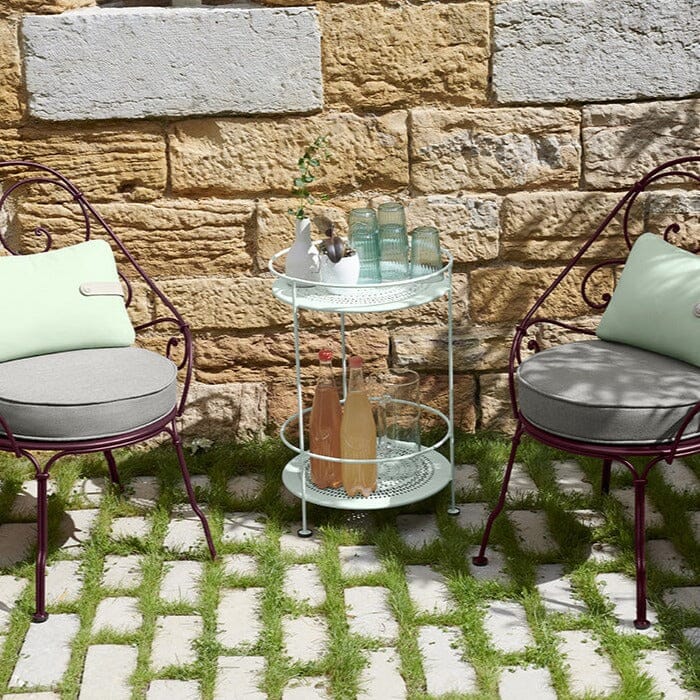 Fermob Guinguette Guéridon double plateau perforé