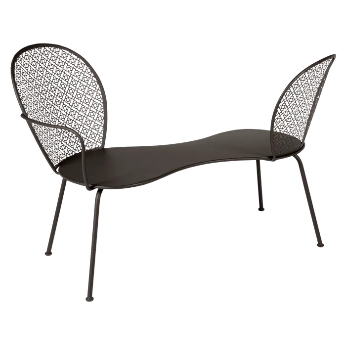 Fermob Lorette Banquette Conversation Tonka E3