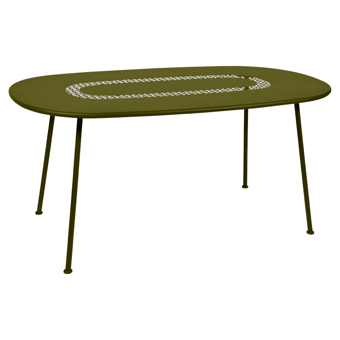 Fermob Lorette Table ovale 160 x 90cm Pesto D3