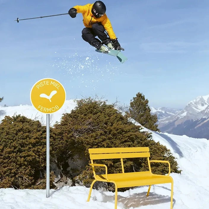 Fermob Luxembourg Banc de Jardin 2 places avec accoudoirs