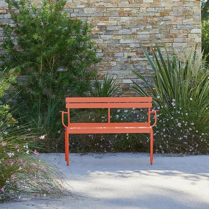 Fermob Luxembourg Banc de Jardin 2 places avec accoudoirs