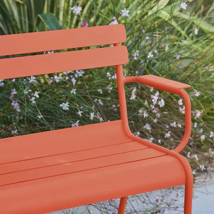 Fermob Luxembourg Banc de Jardin 2 places avec accoudoirs