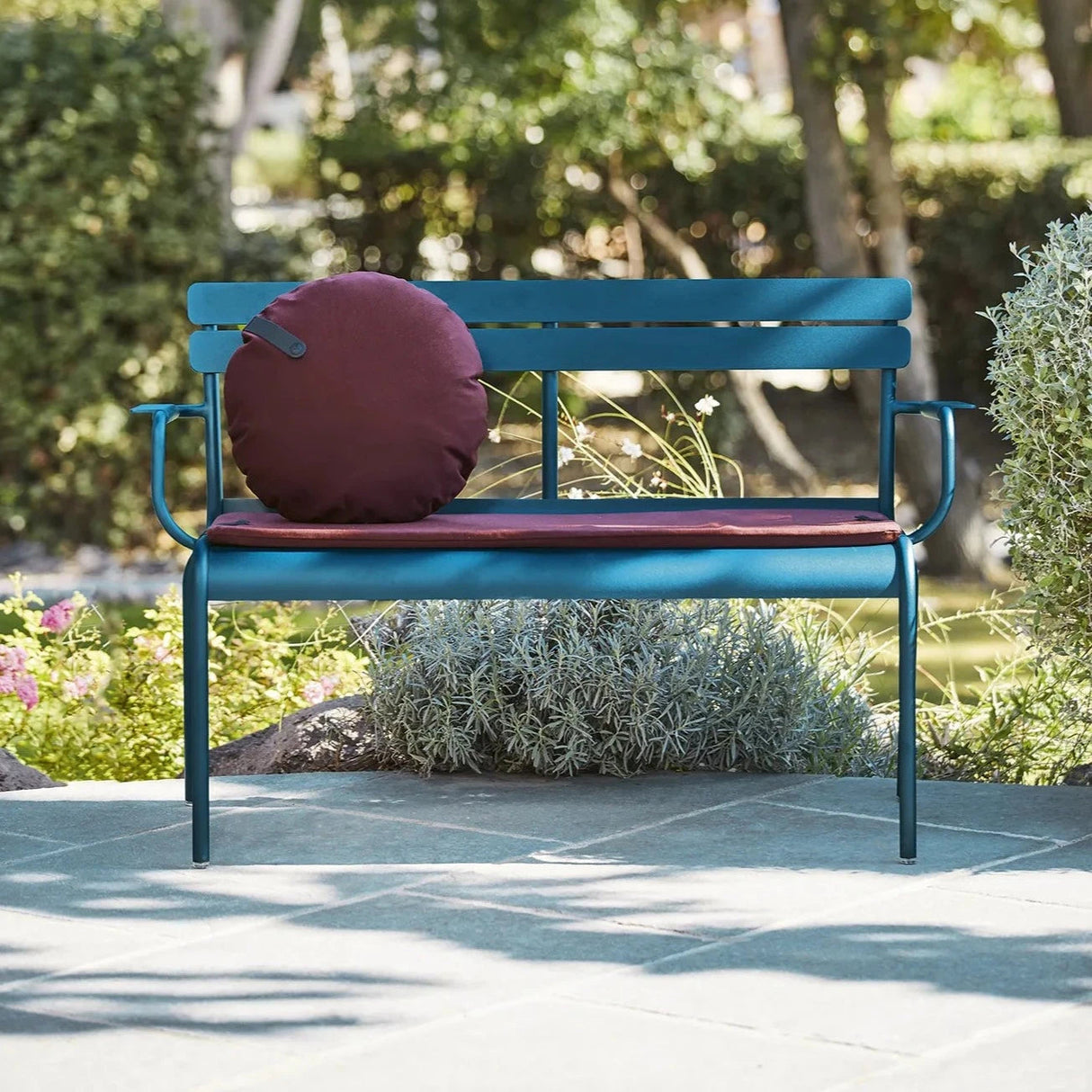 Fermob Luxembourg Banc de Jardin 2 places avec accoudoirs