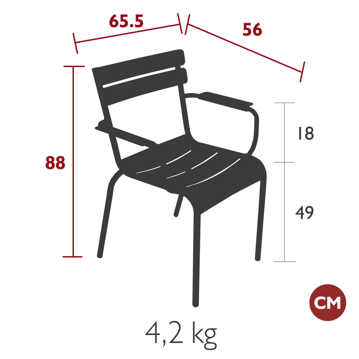 Fermob Luxembourg Bridge Fauteuil
