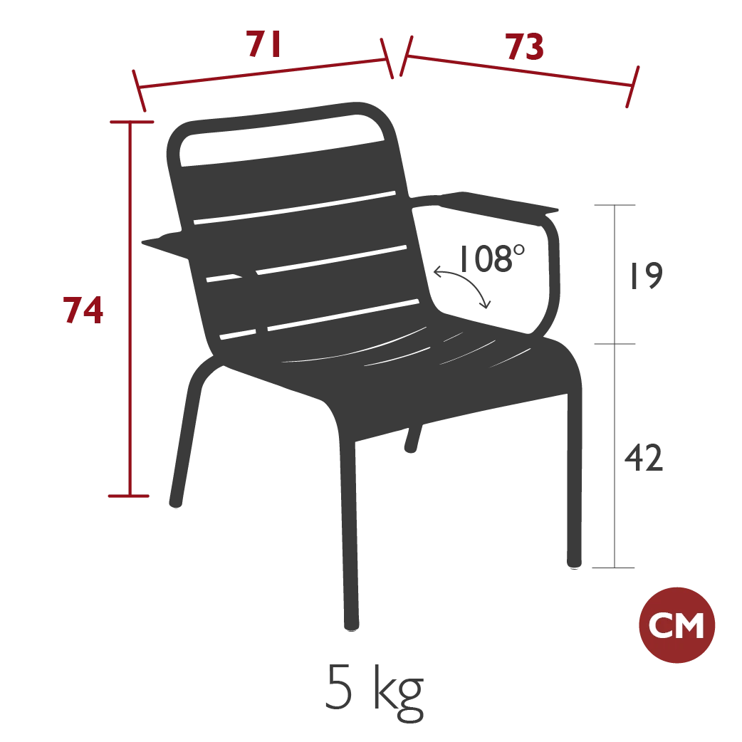 Fermob Luxembourg Fauteuil lounge