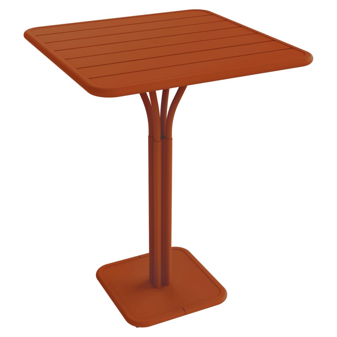 Fermob Luxembourg Guéridon haut 80 x 80cm Orange confite E2