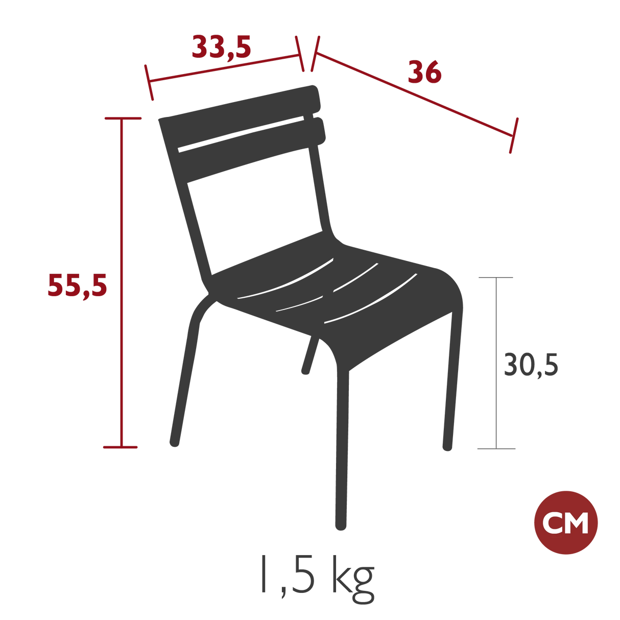 Fermob Luxembourg Kid Chaise