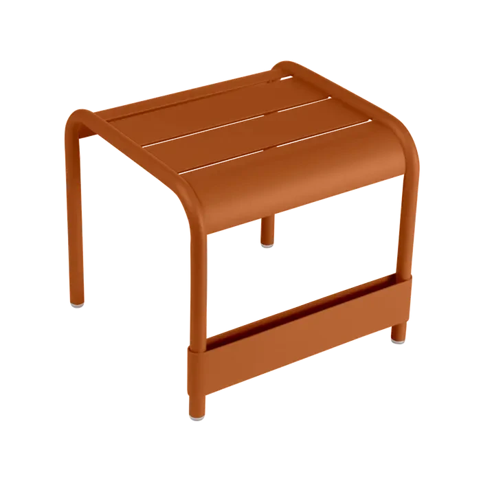 Fermob Luxembourg Petite table basse / repose-pieds Orange confite E2