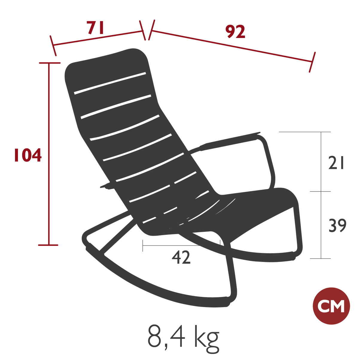 Fermob Luxembourg Rocking chair