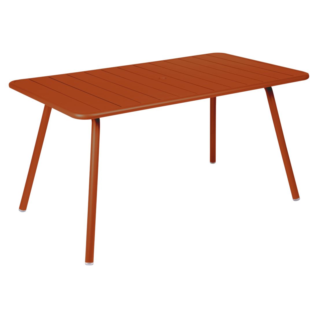 Fermob Luxembourg Table 143 x 80cm Orange confite E2