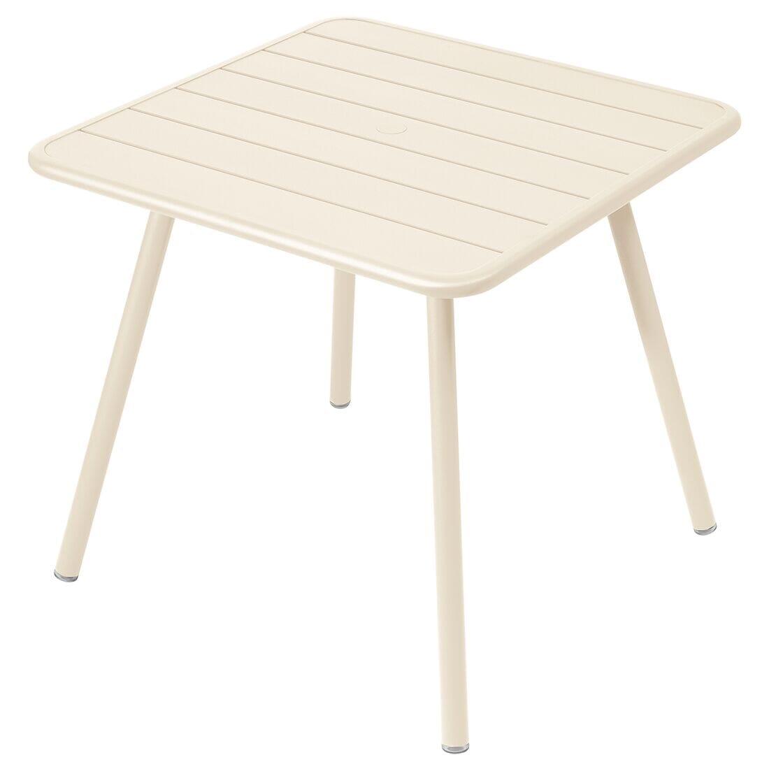 Fermob Luxembourg Table 4 Pieds 80 x 80cm Beige latte E8