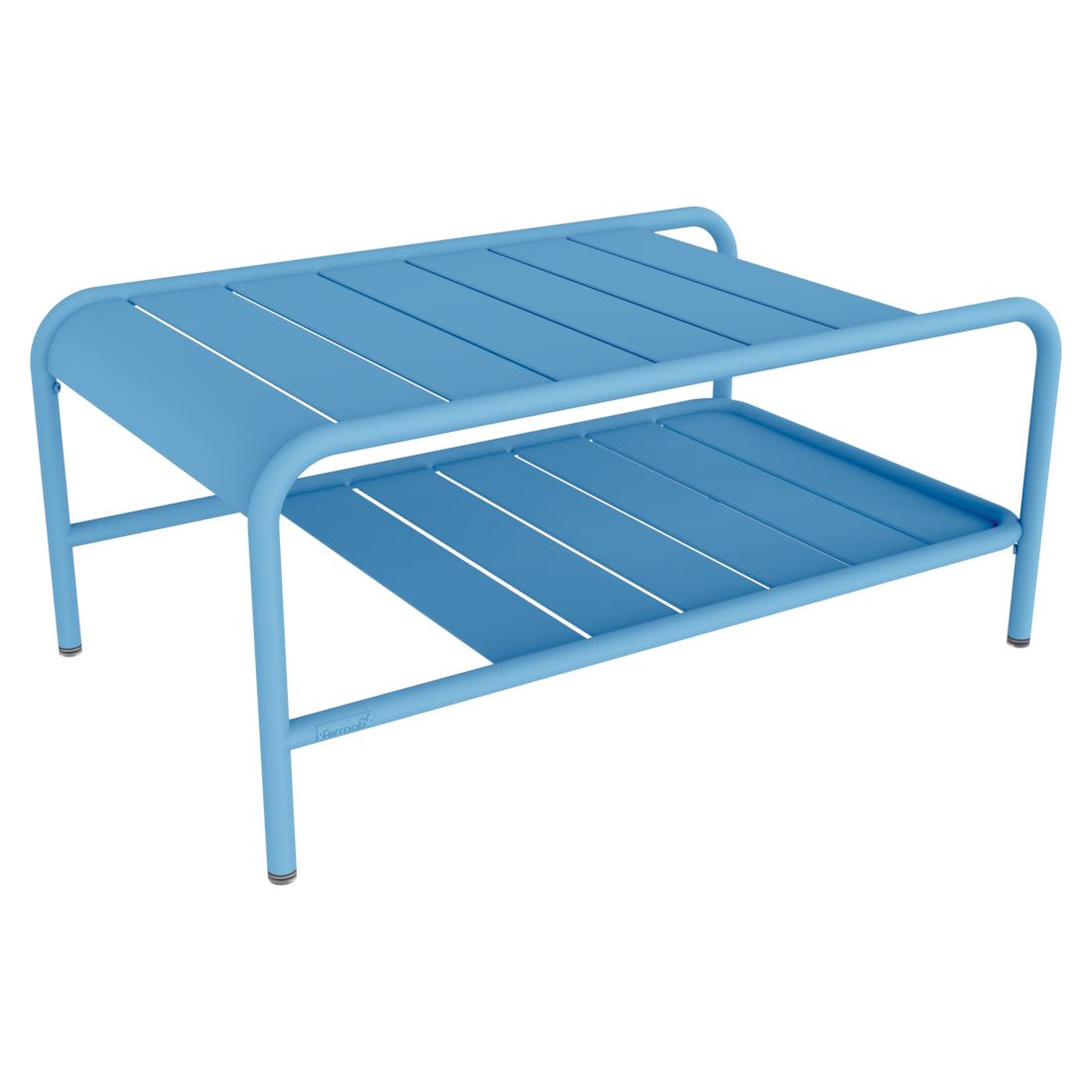 Fermob Luxembourg Table basse 90 x 55cm Bleu maya E1