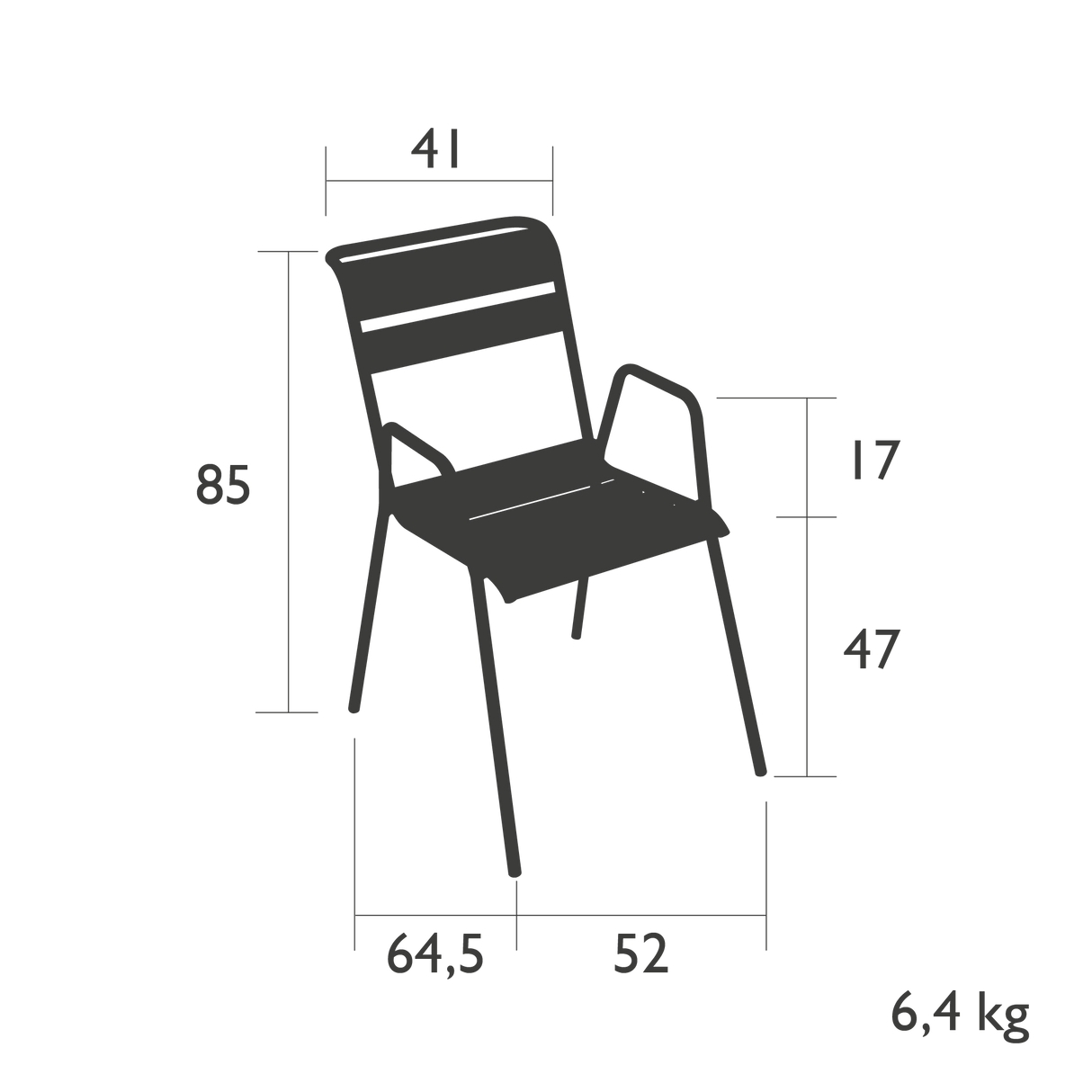 Fermob Monceau Bridge