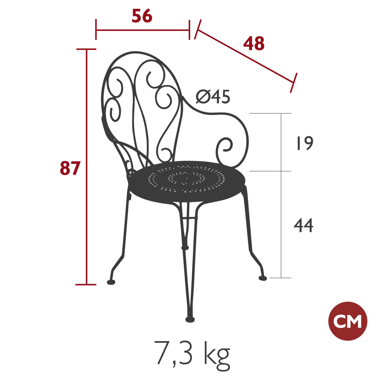 Fermob Montmartre Fauteuil