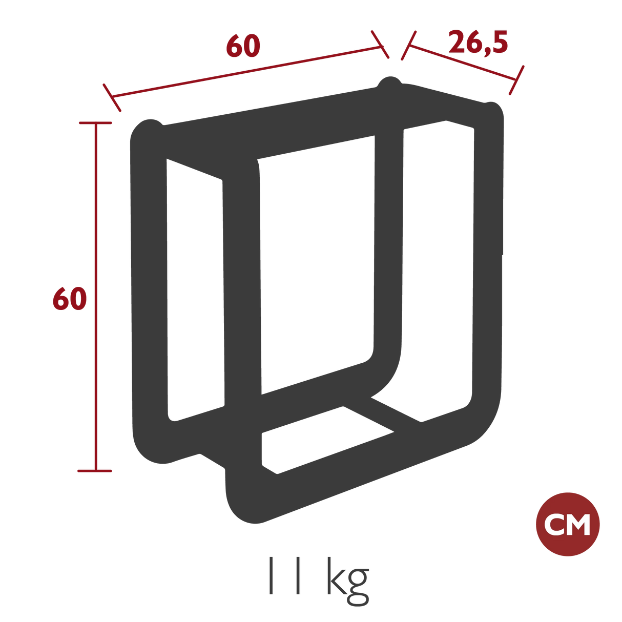 Fermob Nevado Porte-bûches