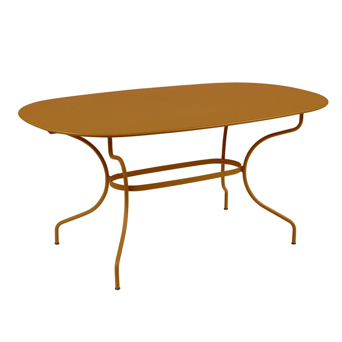 Fermob Opéra+ Table ovale 160 x 90cm Pain d'épices D2
