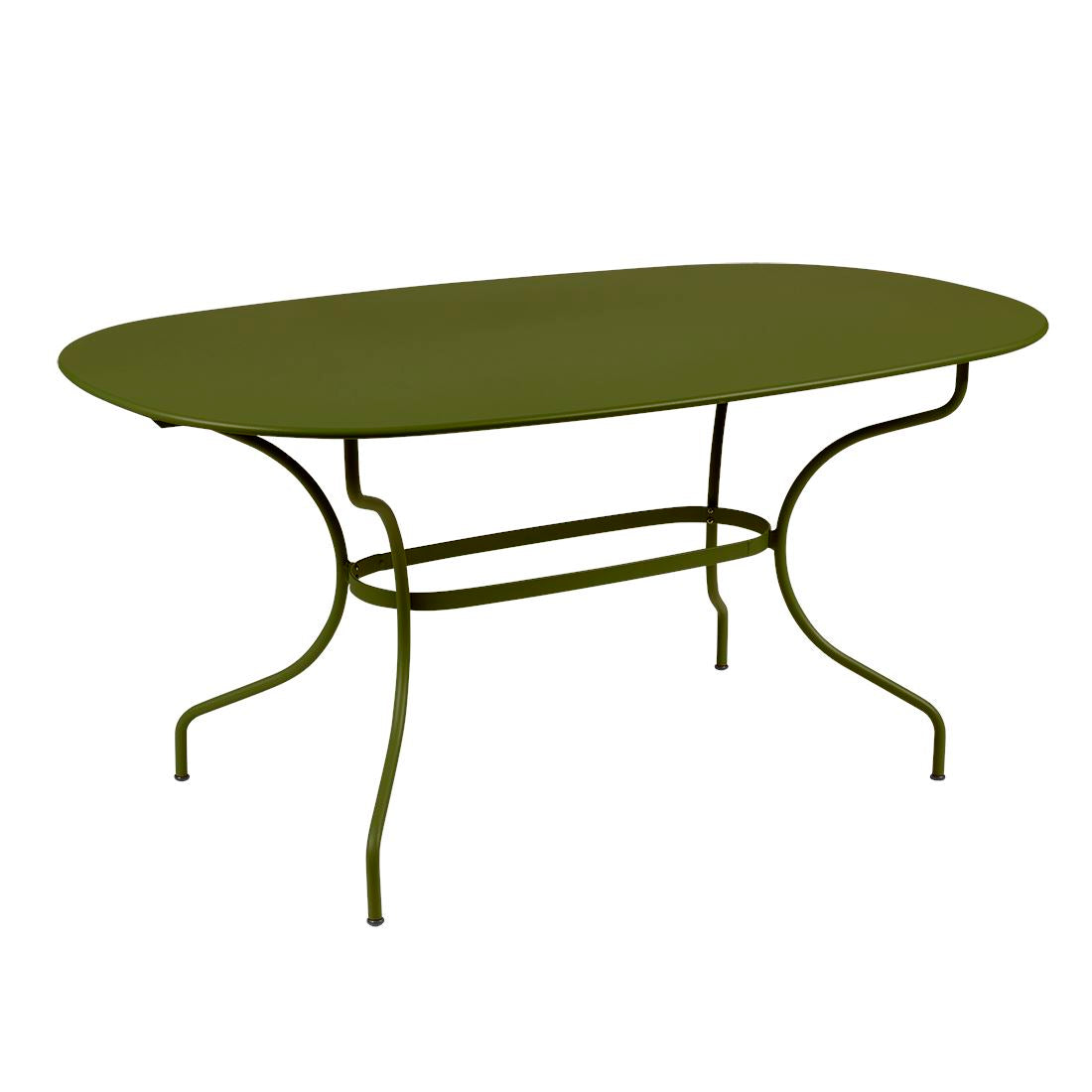 Fermob Opéra+ Table ovale 160 x 90cm Pesto D3