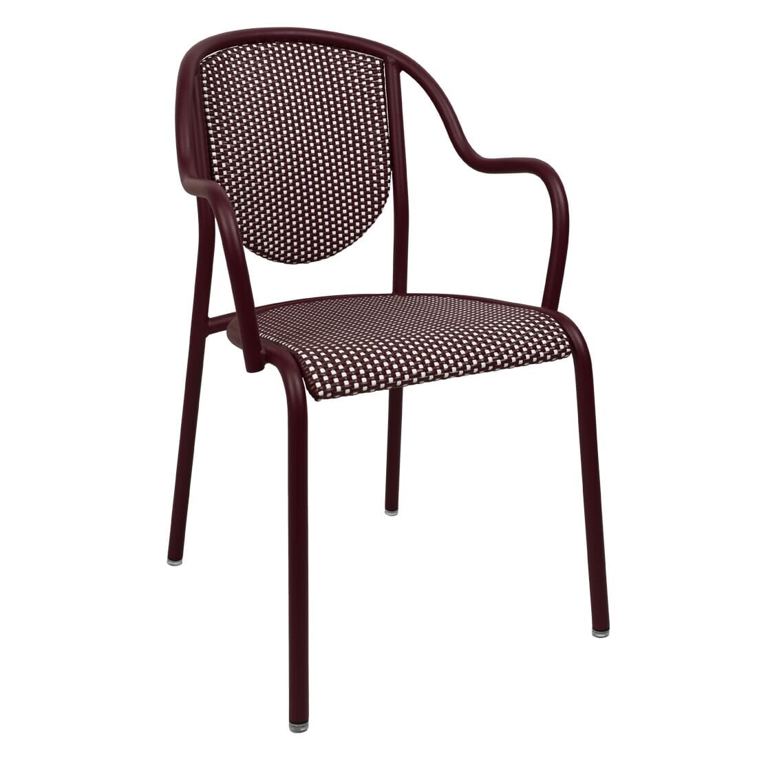 Fermob Parisienne 21 Bridge Tressage Essentiel Cerise Noire B9EA