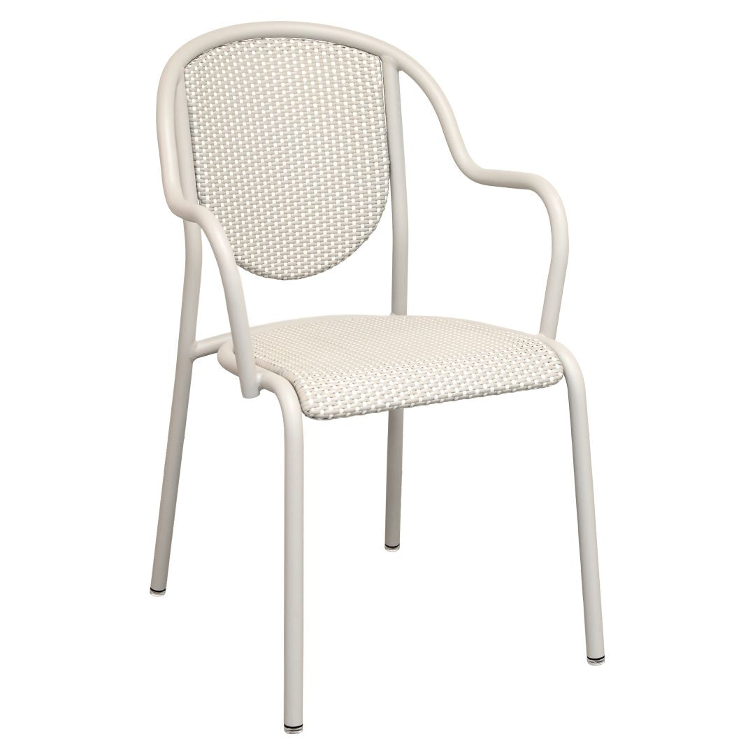 Fermob Parisienne 21 Bridge Tressage Essentiel Gris Argile A5EB