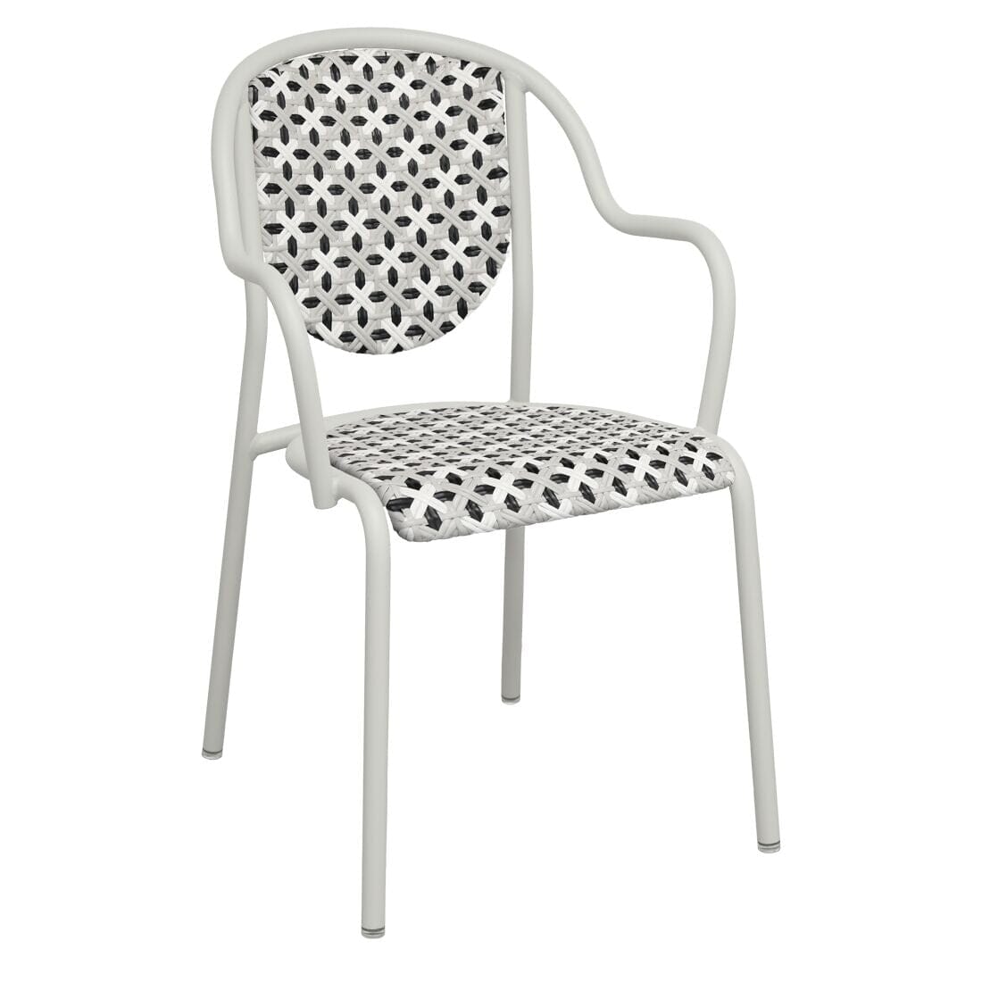 Fermob Parisienne 21 Bridge Tressage Prestige Gris Argile A5PB