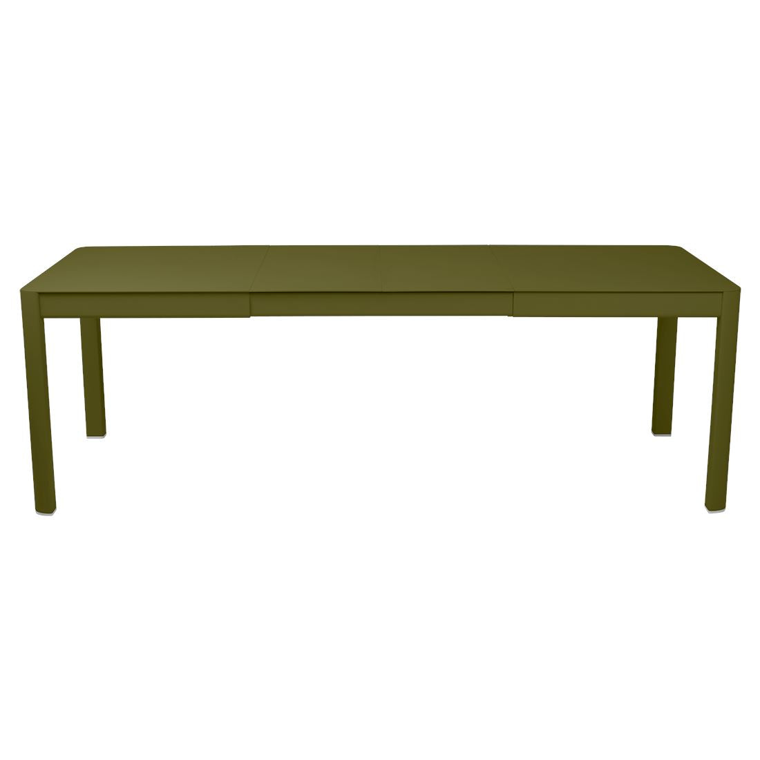 Fermob Ribambelle Table 2 allonges 149/234 x 100cm Pesto D3