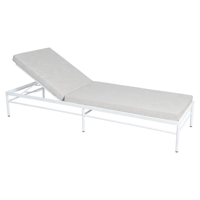 Fermob Rivage Bain de soleil modulable Blanc coton 01 Teint Masse Texture Osier M0605