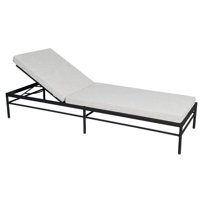 Fermob Rivage Bain de soleil modulable Réglisse 42 Teint Masse Texture Osier M0605